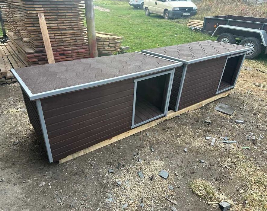 Будки 95, 107, 123 см | Стаффа, Лабрадора, Вівчарки, Кане корсе