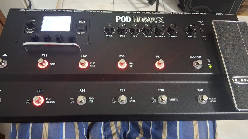 Line 6 POD HD500X - Estado impecável + Fonte Original