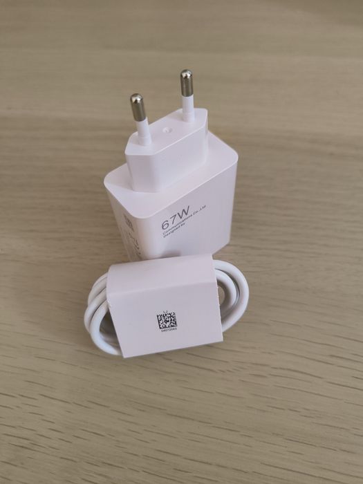 NOWY ZESTAW Ładowarka 67W do XIAOMI, UNIWERSALNA + kabel 1 metr USB-C
