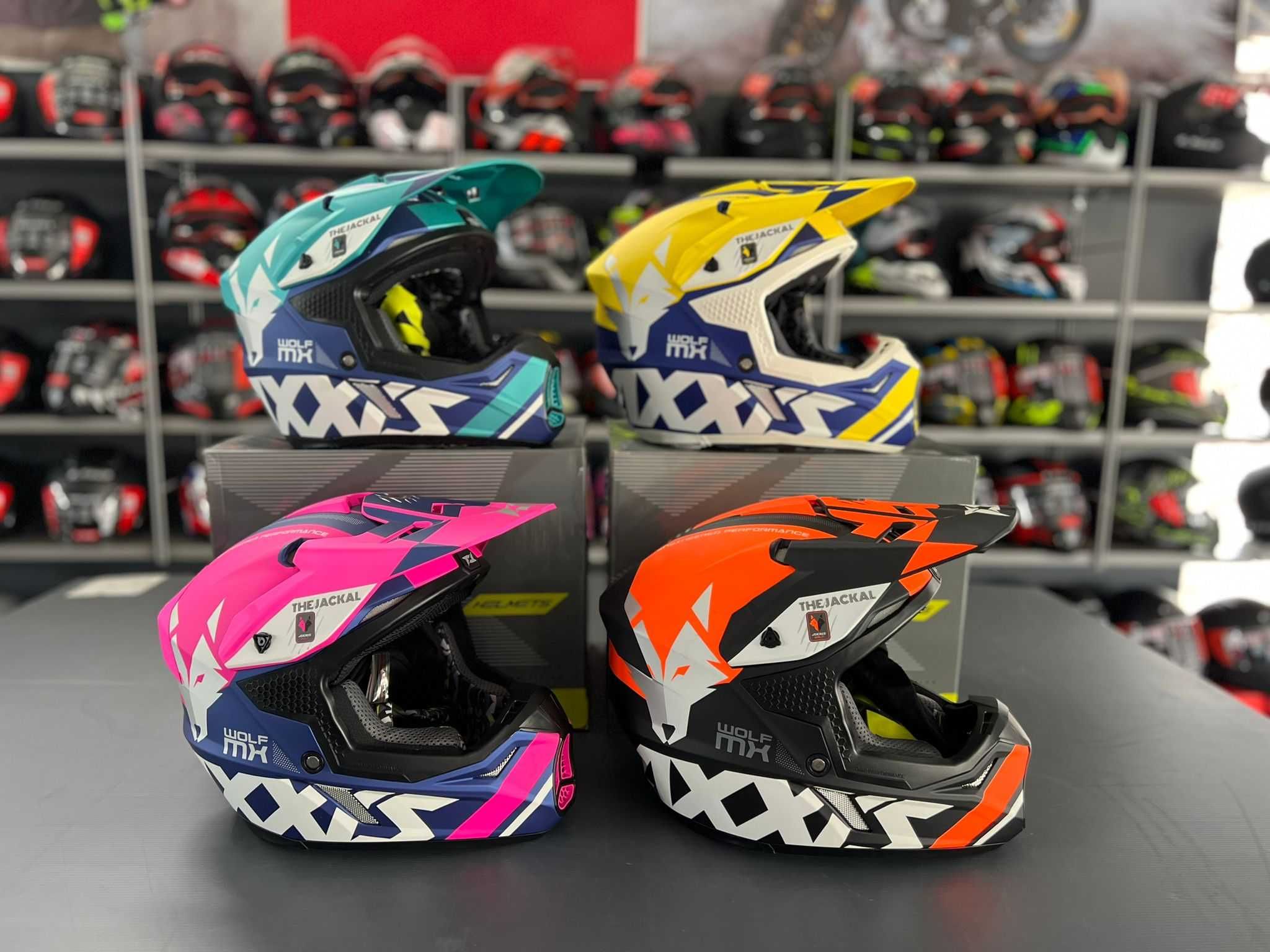 Capacete Cross Axxis Wolf - 2 Anos de garantia