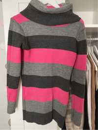 Golf sweter z golfem