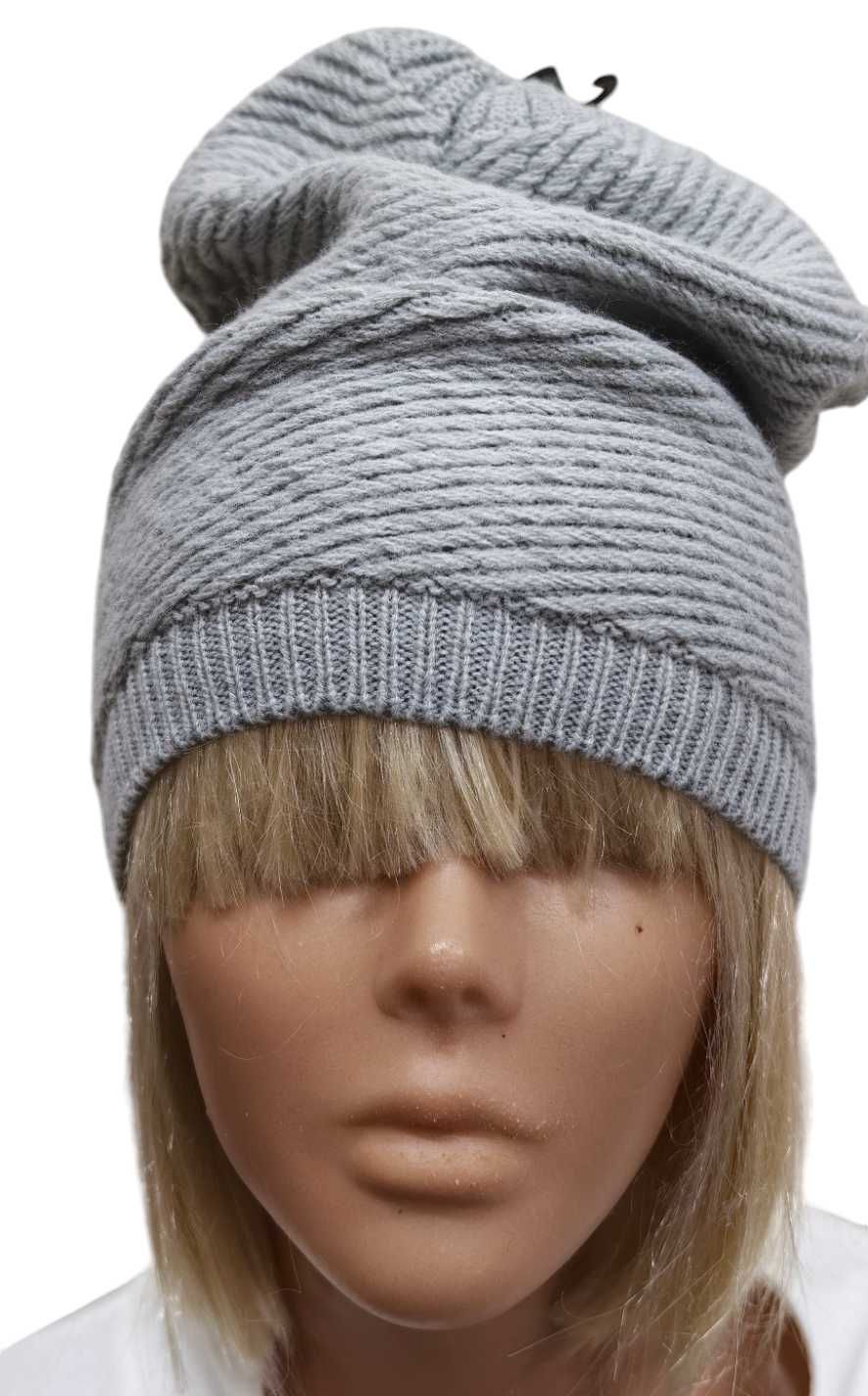OVS szara czapka damska beanie wiosna / jesień rozm. uniwersalny