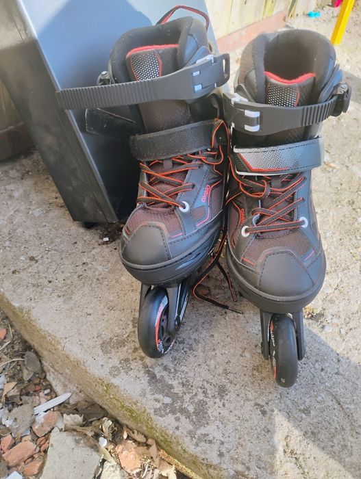 Rolki czarne rozmiar 32-35