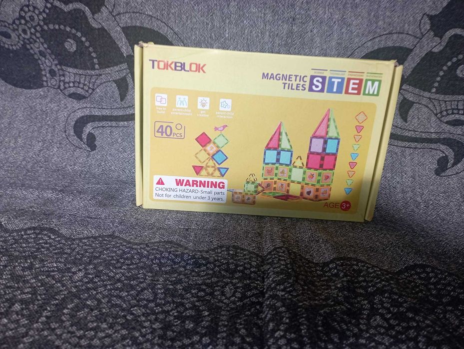 TokBlok Blocos Magnéticos 40 Peças STEM