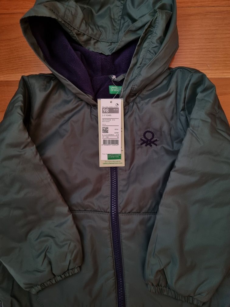 Parka verde Benetton