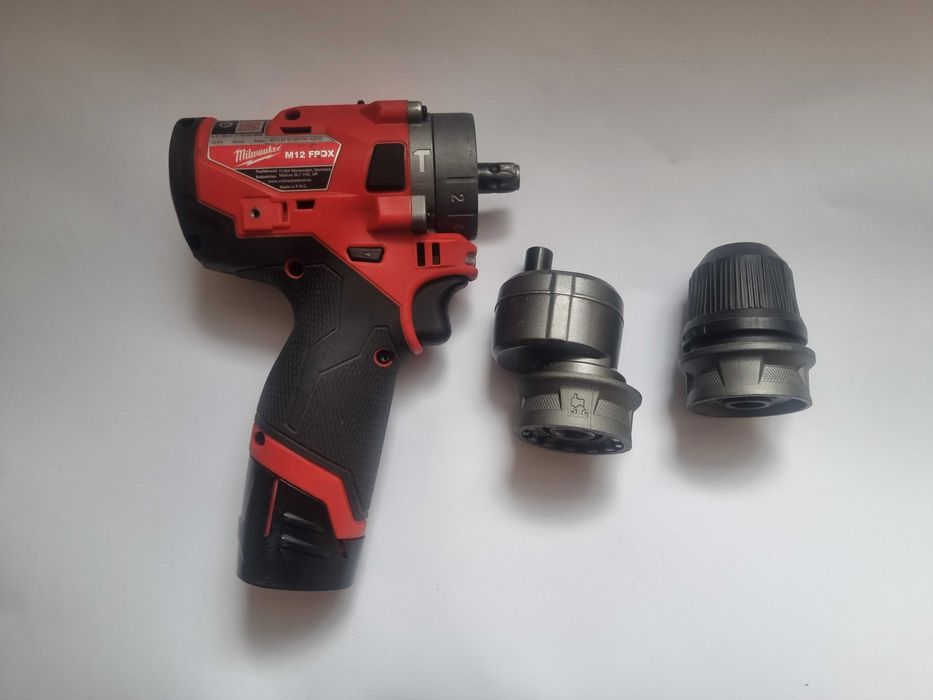 MILWAUKEE M12 FUEL - ZESTAW(wkrętarka, zakrętarka, młotowiert, ładowa)