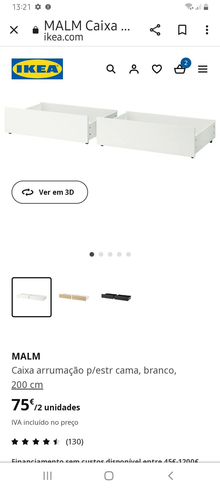 Gavetas MALM IKEA
