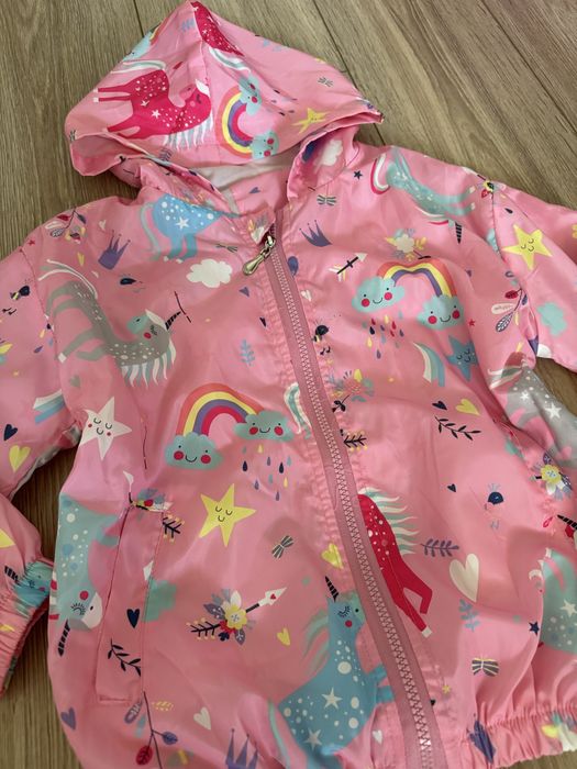 Вітровка легка куртка для дівчинки на зріст 116-120
