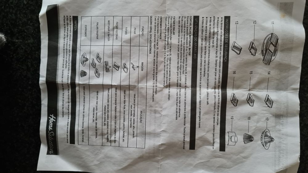 Robot manual de cozinha