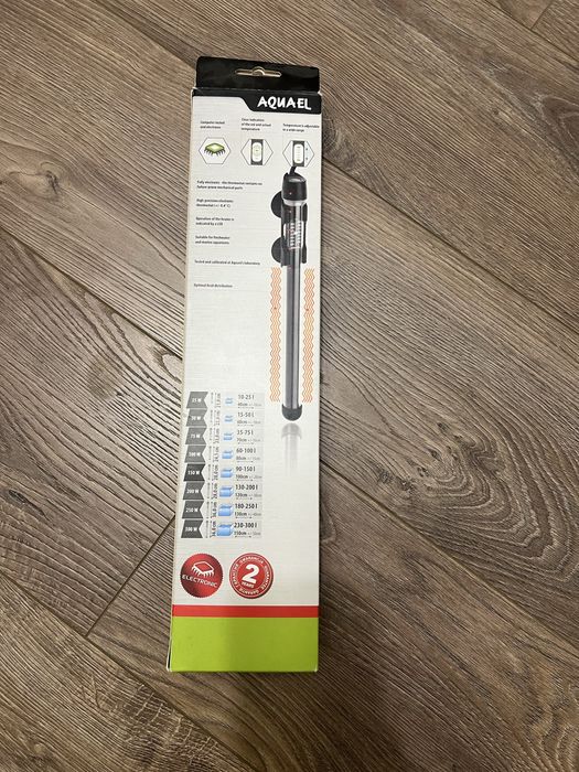 Обогреватель AquaEl Platinium 150вт с электронным термостатом