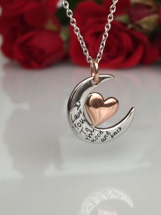 Срібна цепочка Xenox, Місяць & Серце, Австрія