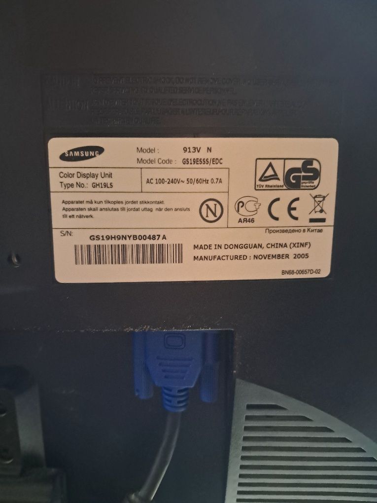 Monitor Samsung LCD 19 cali