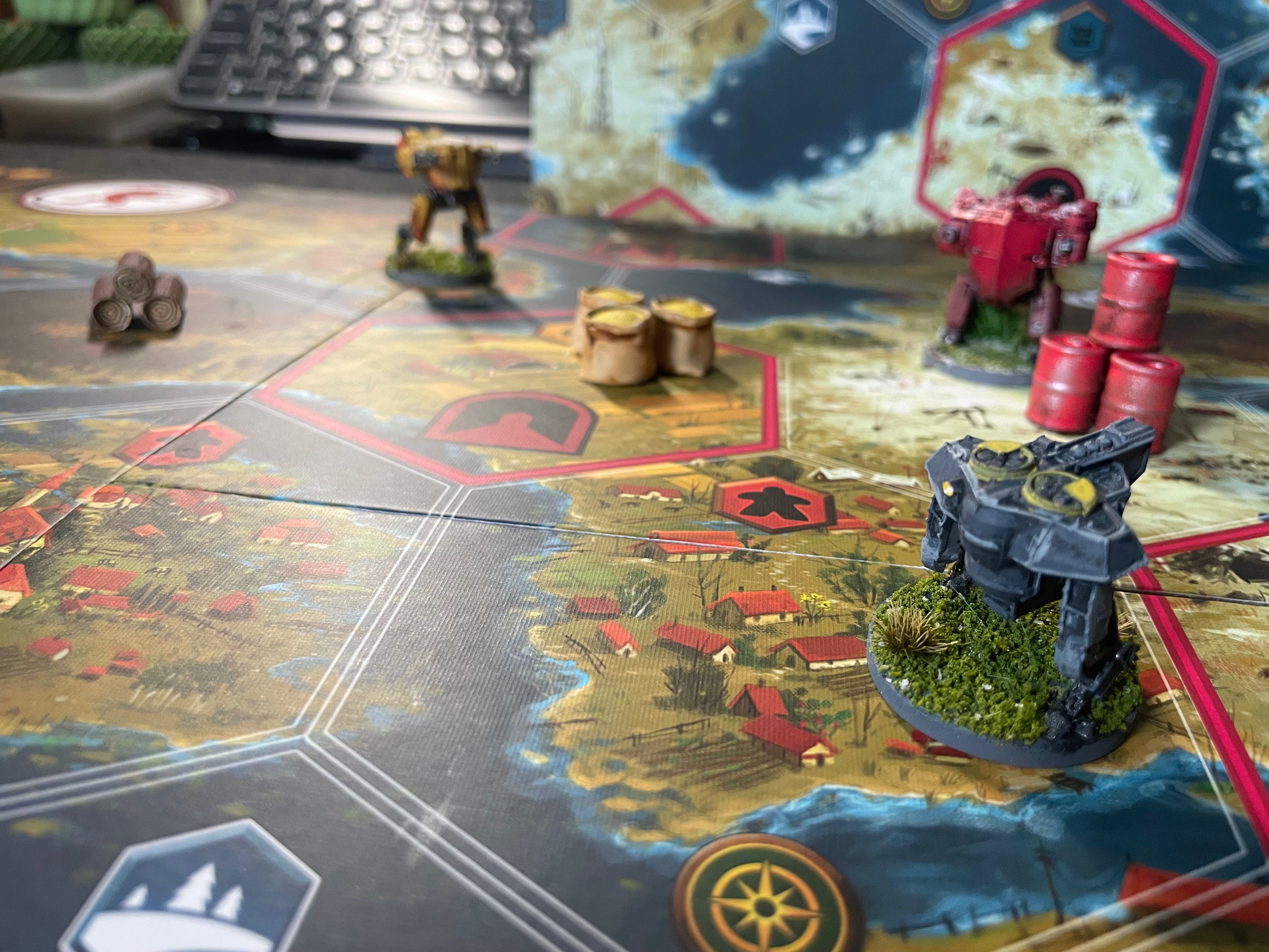 Alternatywne surowce do gry planszowej Scythe