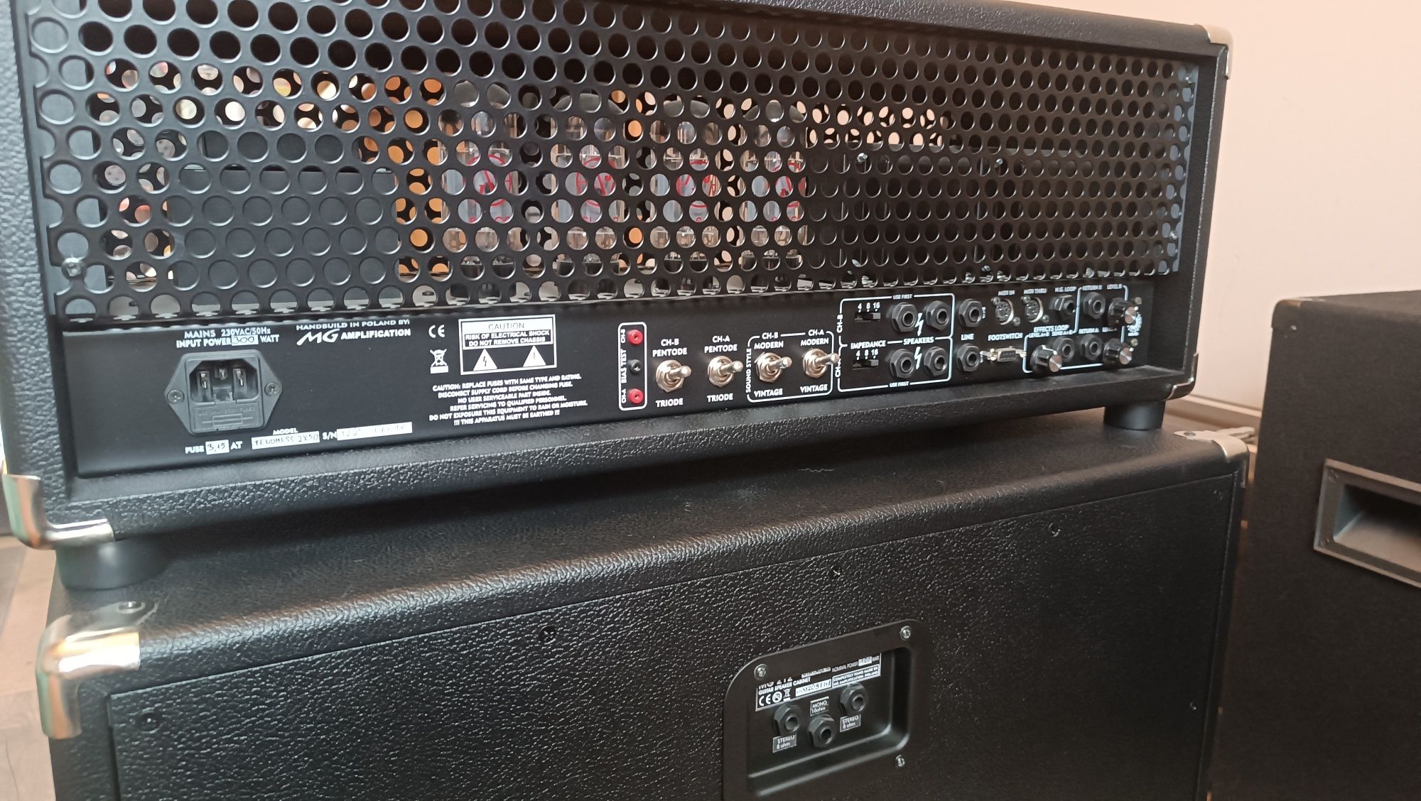 Wzmacniacz lampowy MG Fendmess 2x50 stereo midi