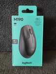 Mysz bezprzewodowa, myszka Logitech M190 Czarna, jak nowa