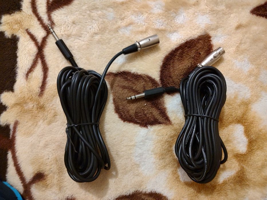 Инструментальный аудио кабель(шнур), динамический микрофон West