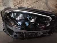 Farol ótica óptica Led Mercedes classe E w213 facelift restyling