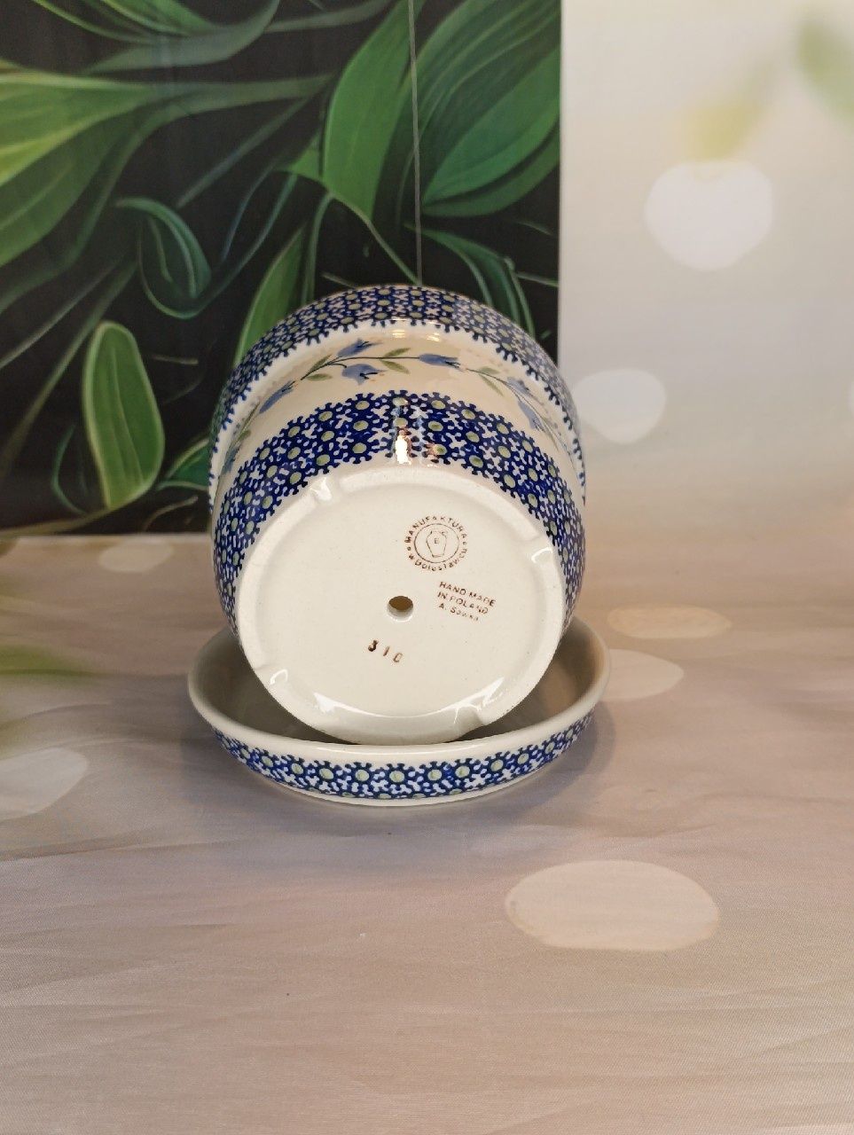 *Doniczka ceramiczna 1 litr osłonka na kwiaty ceramika Bolesławiec