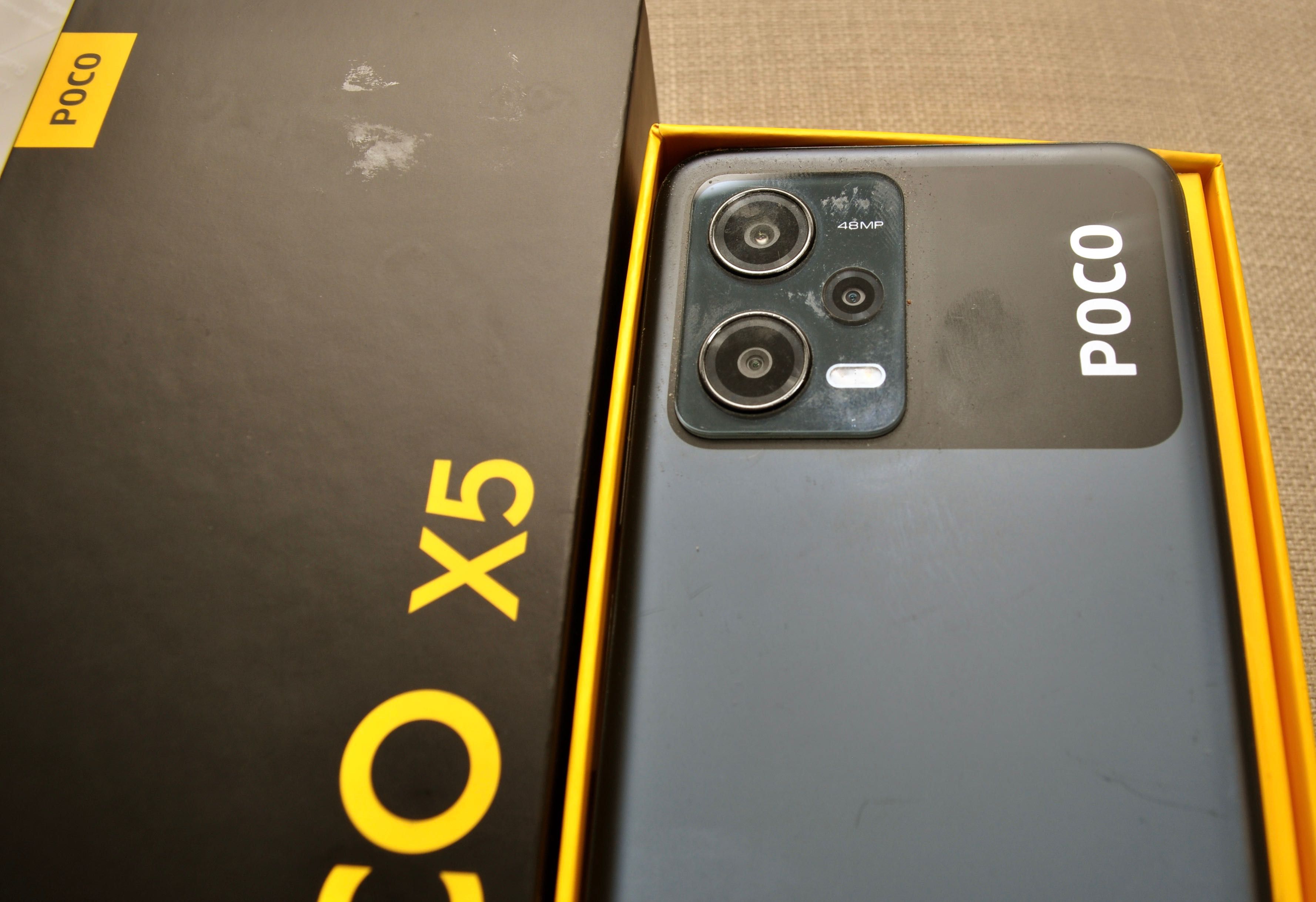 POCO X5 5G 8GB RAM, 256GB ROM,  Czarny używany 11 miesięcy