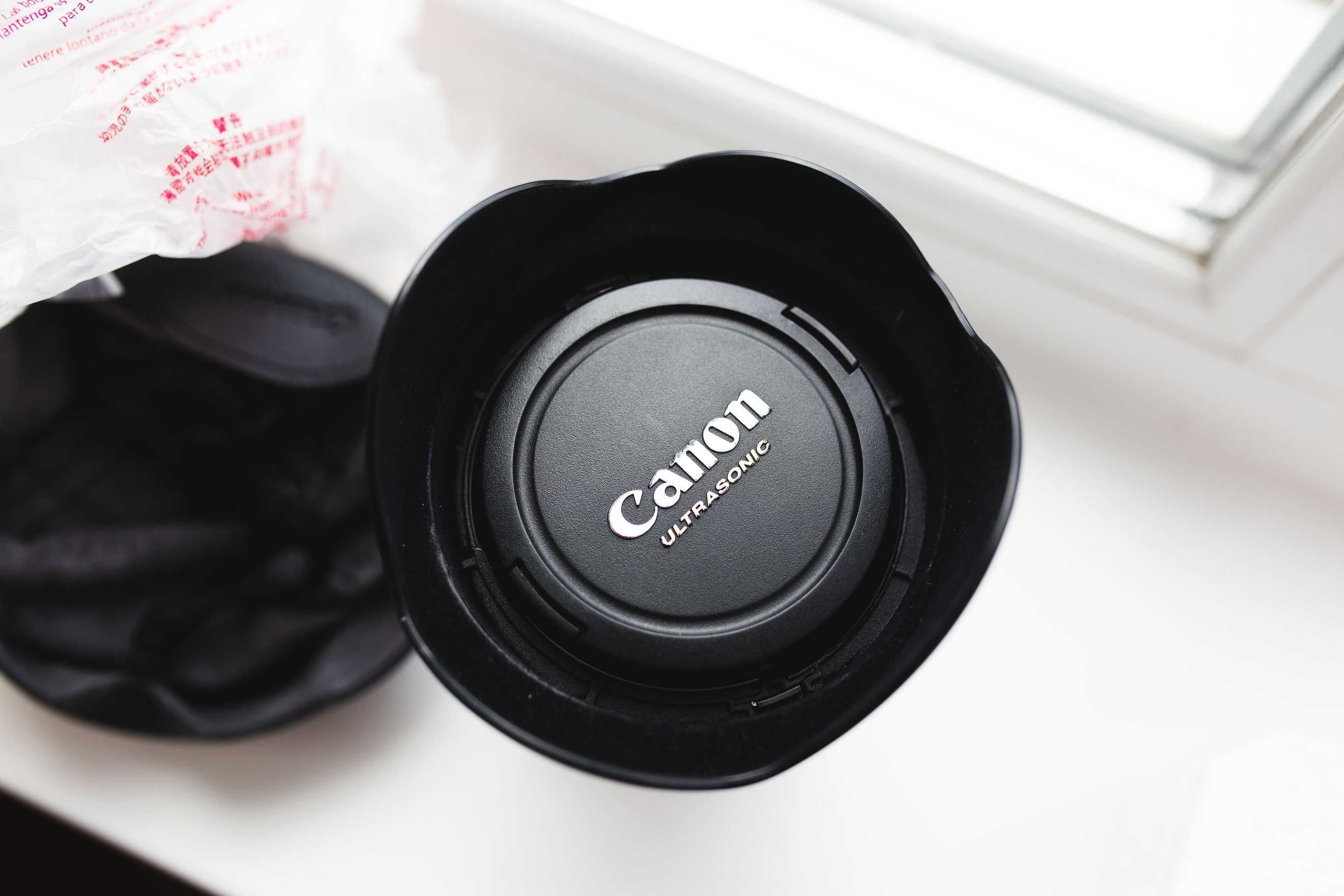 Canon EF 17-40mm f/4L USM полный комплект + светофильтр