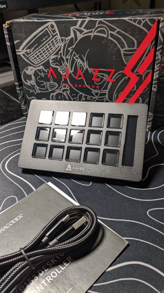 Ajazz AKP153 аналог Stream Deck, настільний контролер, клавіатура
