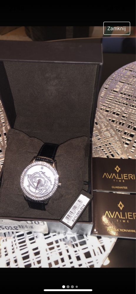 Zegarek damski nowy AVALIERI cena kat. 450 zł