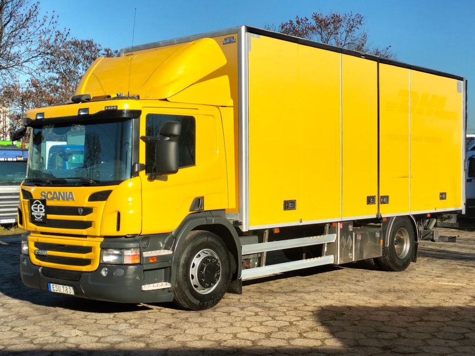 Scania P250  4x2 euro6 KONTENER IZOTERMA OTWIERANY BOK winda sprowadzony