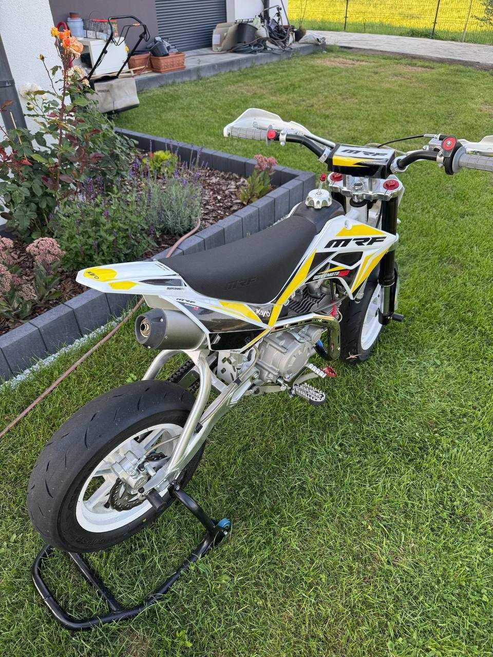 Pitbike MRF 160 SM-R + bagażnik pit marko tech + akcesoria
