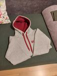 Bluza z kapturem z logo UPWr w kolorze szarym - nowa
