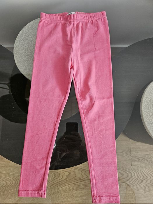 Leginsy, getry różowe