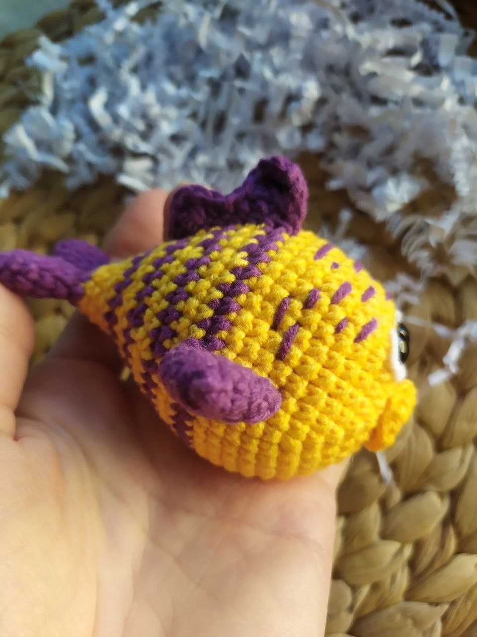 Ryba, stworzenia morskie, amigurumi, handmade, zestaw