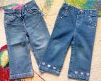 Zestaw jeansów dla dziewczynki rozmiar 86-92