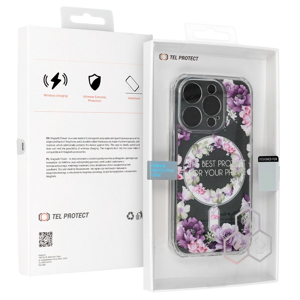 Tel Protect Flower Magsafe Do Iphone 13 Wzór 6