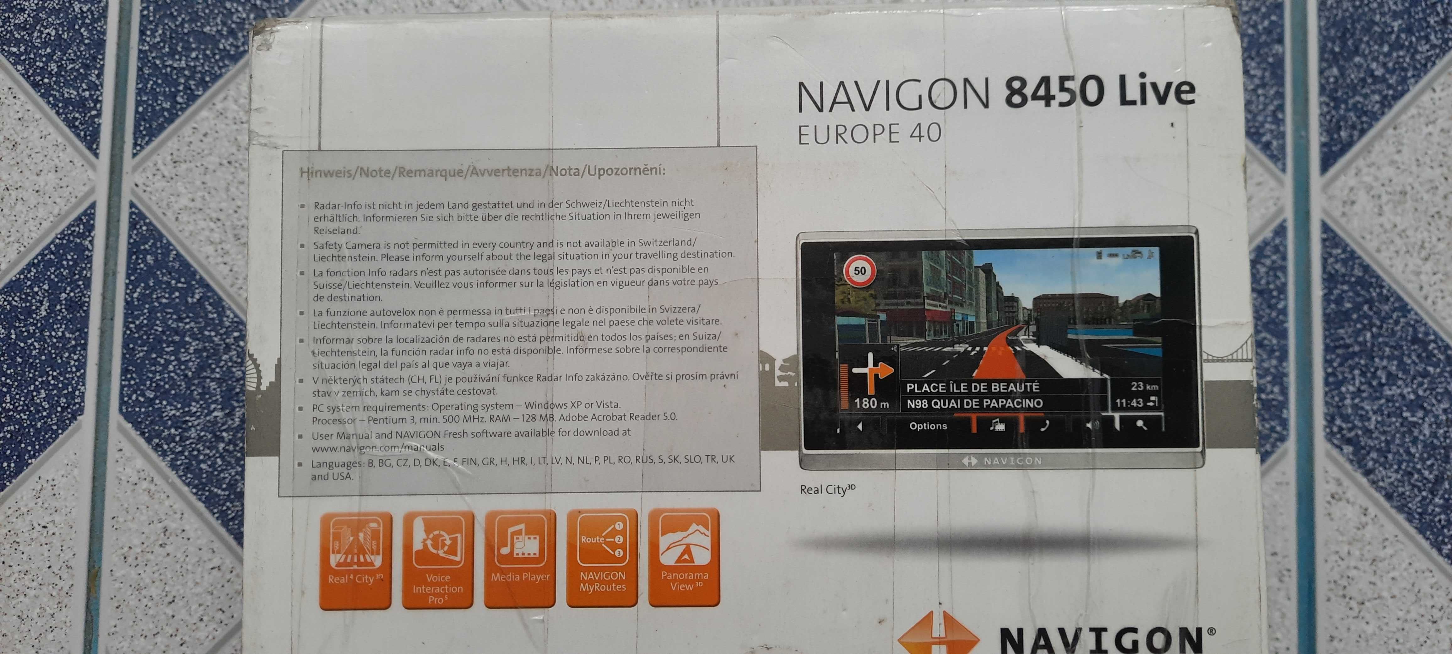 Навігатор Navigon 8450 Live