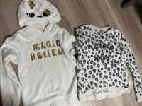 Cieple miękkie bluzy 146/152 h&m Kappahl