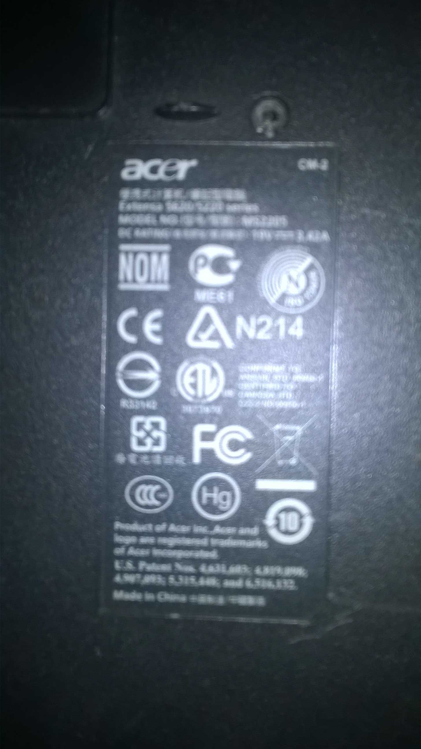 Laptop Acer Extensa