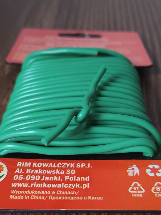 Drut ogrodniczy  zielony 3mm