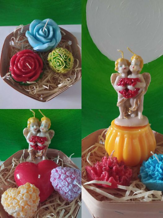 Розпродаж!Новорічні різноманітні  силіконові форми для свічок та мила