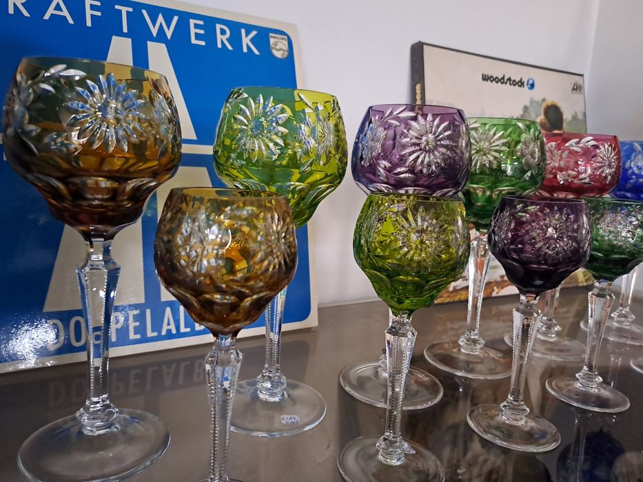 Calices cristal antigos