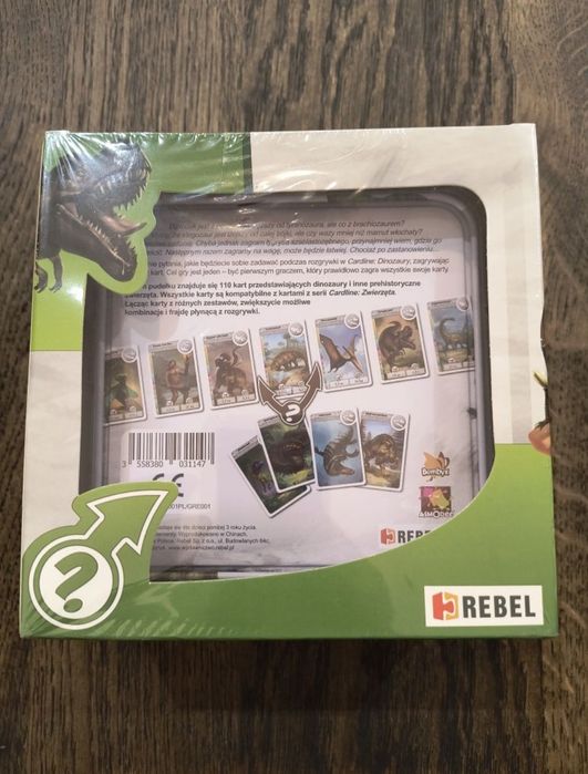 UNIKAT Rebel Cardline Dinozaury gra karciana nowa w pudełku