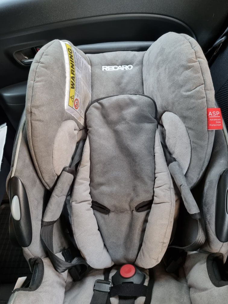 Fotelik RECARO , 0 - 13 KG, plus adaptery i wkładka, stan BARDZO DOBRY