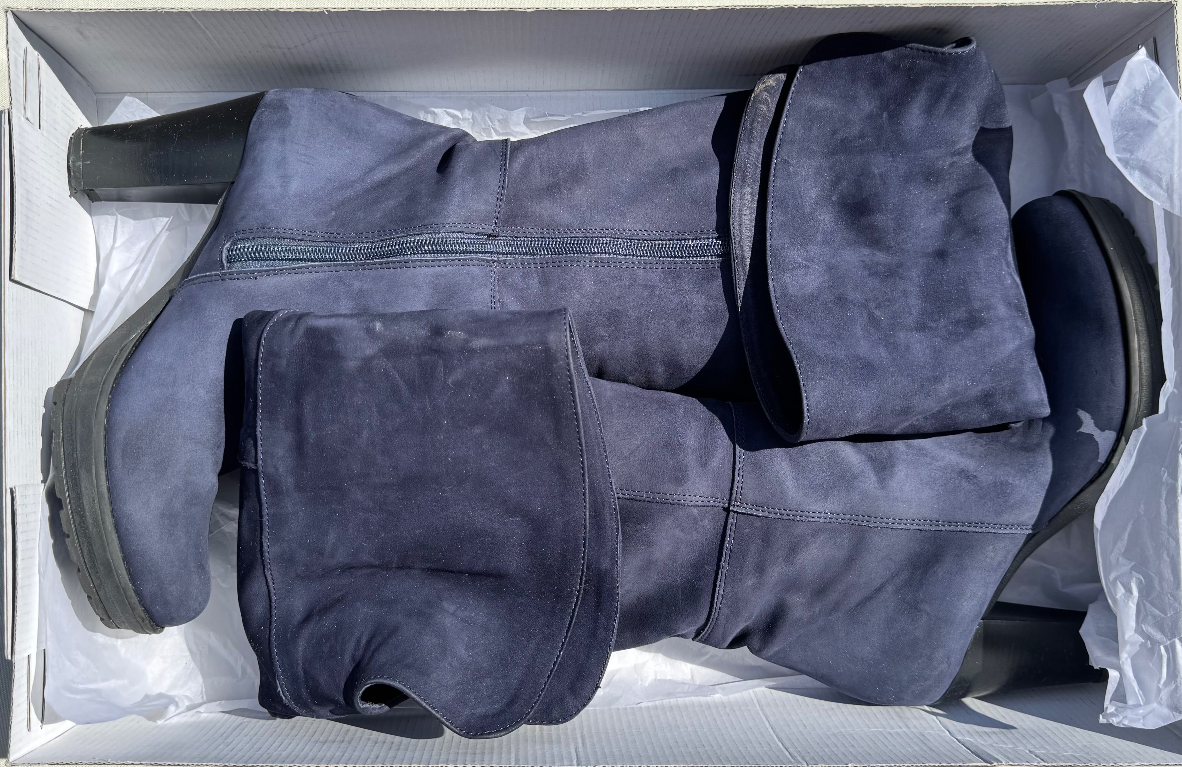 Niebieskie kozaki Zapato 37