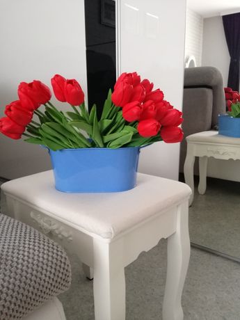 Tulipany silikonowe czerwone!!!Jak prawdziwe!