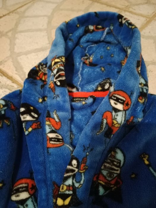 Szlafrok chłopiec 12 18 miesięcy  86 cm