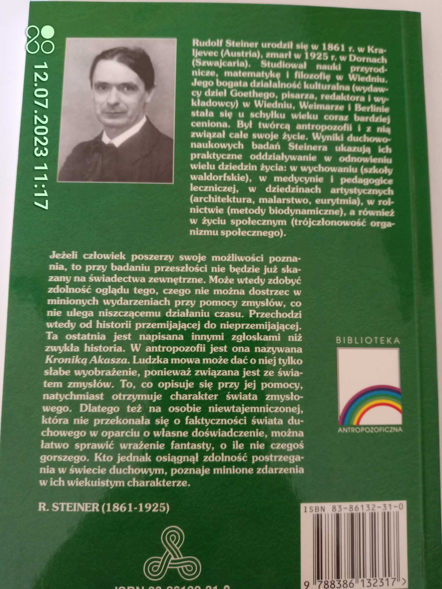 Kronika Akaszy , Rudolf Steiner , 2001