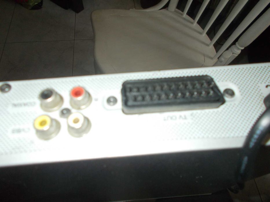 Dvd marca philips cinza