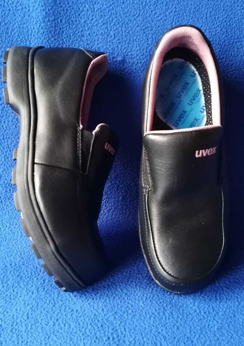 UVEX damskie buty półbuty wsuwane  robocze skóra NOWE r.39