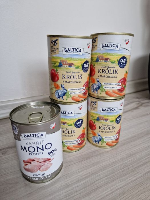 Karma mokra Baltica królik z marchewką