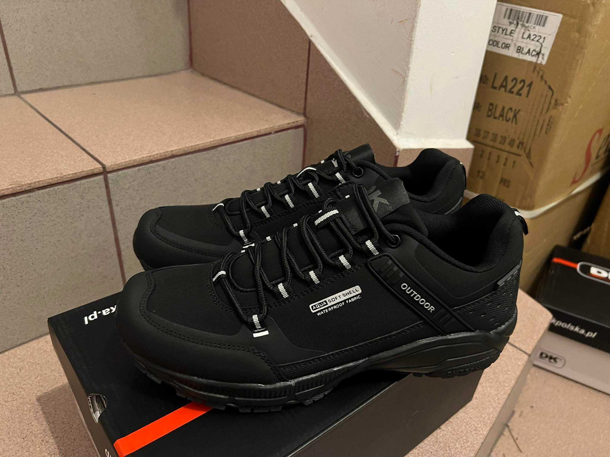 Buty Męskie DK Trekkingowe Czarne // nr 42
