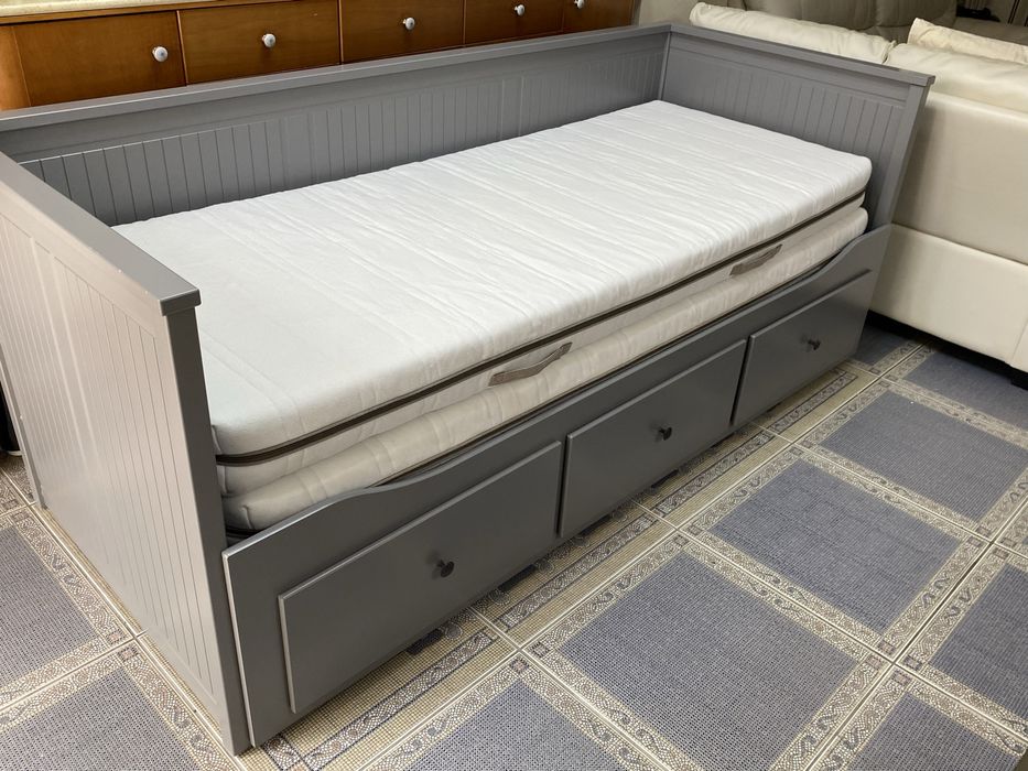 Łóżko Hemnes z IKEA z szufladami Kompletne! Transport!